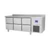 CHILLER REFRIGERATOR COUNTER WITH 6 DRAWERS 380 LT