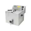 ELECTRIC FRYER WITH DRAIN TAP 10 LT