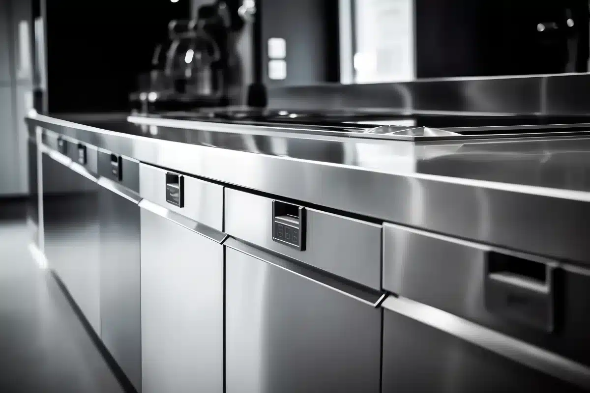 5. ตู้เก็บอาหารและอุปกรณ์สเตนเลส (Stainless Cabinet)