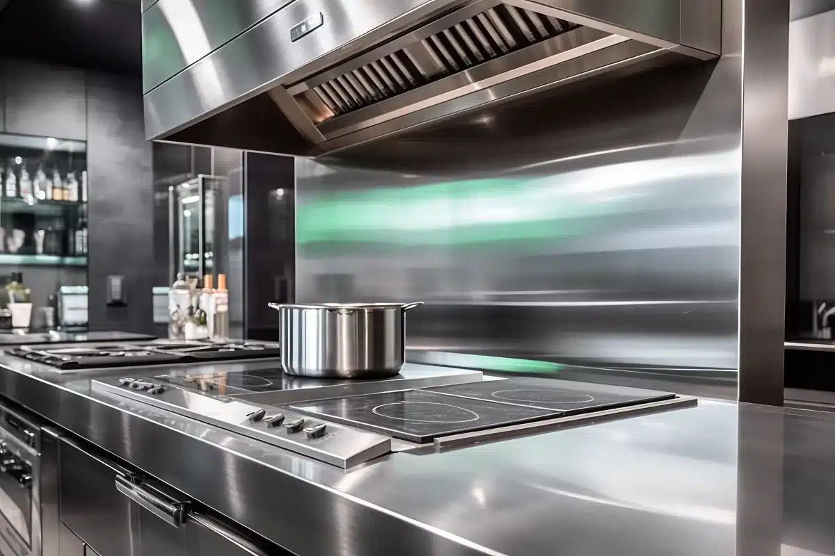 4. เตาและอุปกรณ์ประกอบอาหารสเตนเลส